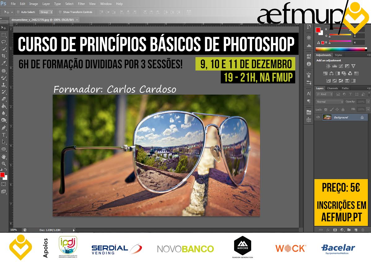 Workshop Photoshop Faculdade Medicina do Porto