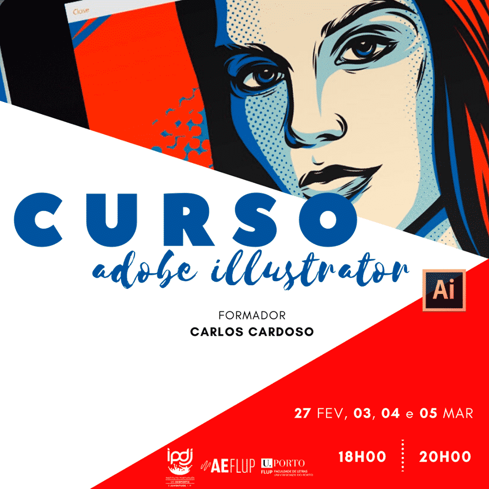 Workshop Illustrator FLUP (Faculdade de Letras da Universidade do Porto)